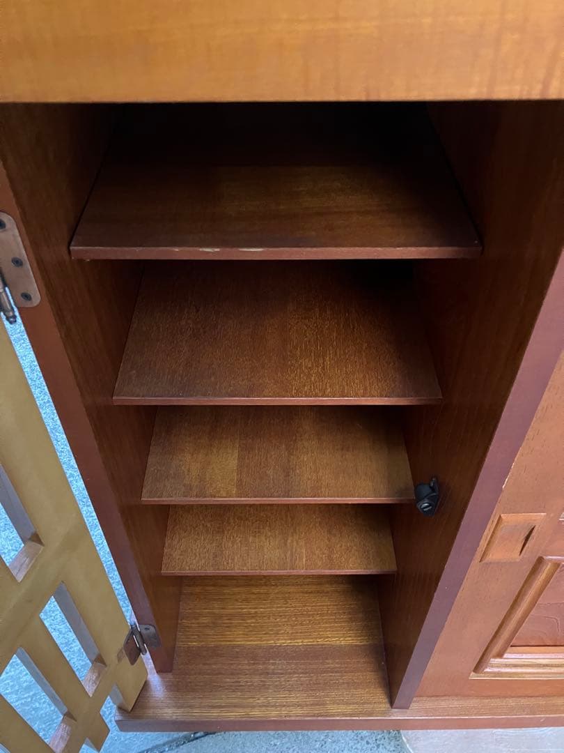 【hi89様】大容量 木製 靴箱 シューズボックス レトロ