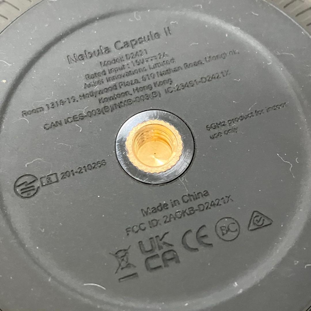 リモコン付 ANKER ネビュラ カプセル2 D2421 モバイルプロジェクター