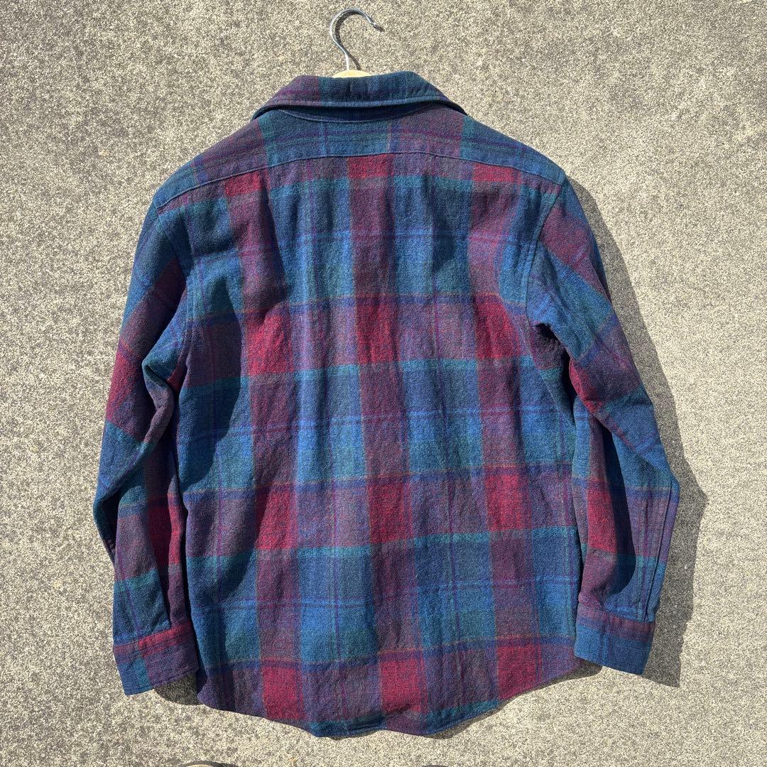 70s Pendleton ウール ネルシャツ - メルカリ