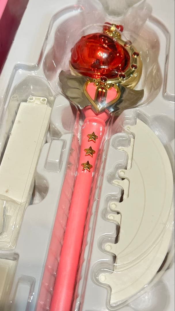 【美品】セーラームーン ムーンスティック ピンク