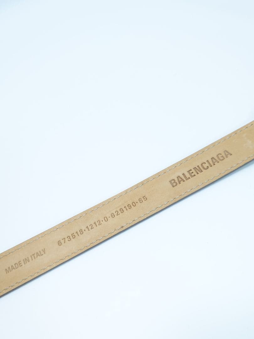 85サイズ★BALENCIAGA☆BB ロゴ レディース用 ベルト