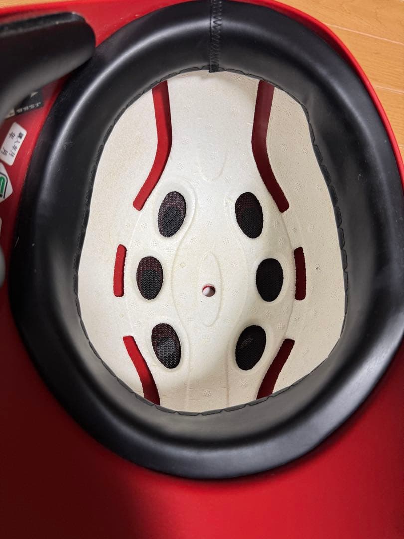 レッドヘルメット Nの刺繍 J.S.B.B. MYK6843930888