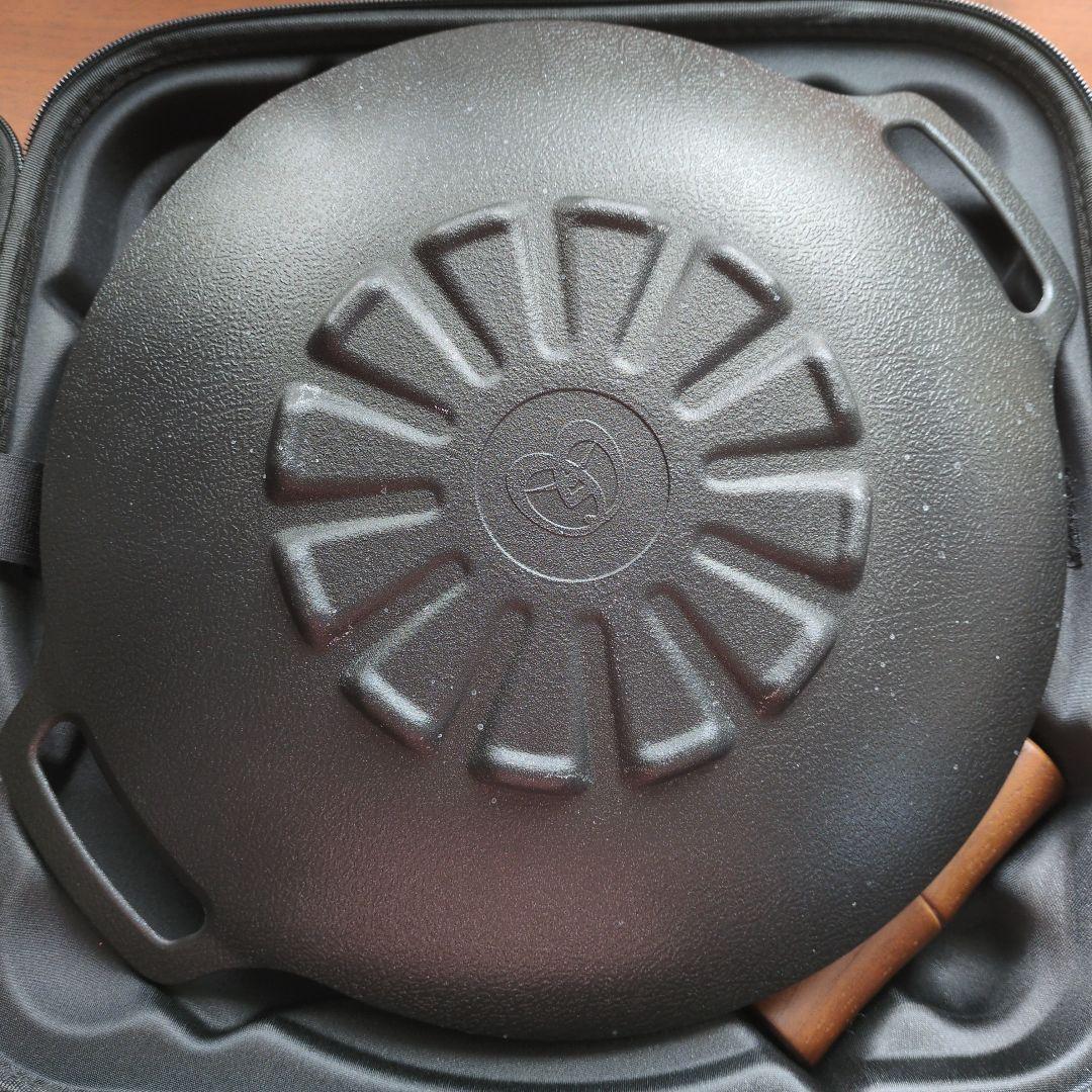 JHQ マルチグリドル29センチセット(ケース、フタ付き)