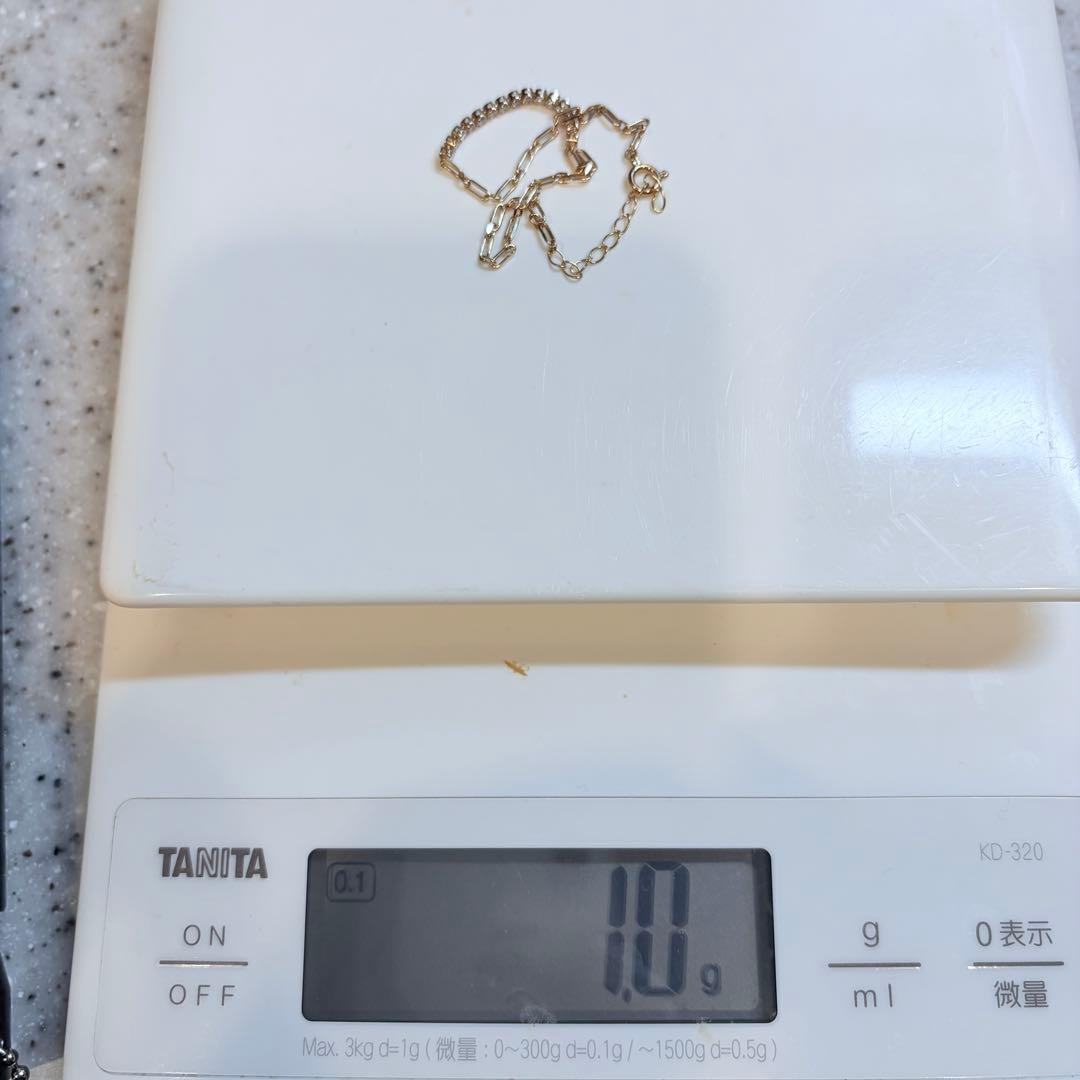 新品同様！ K18 D0.31ct 18cm ダイヤモンド クリップ テニス