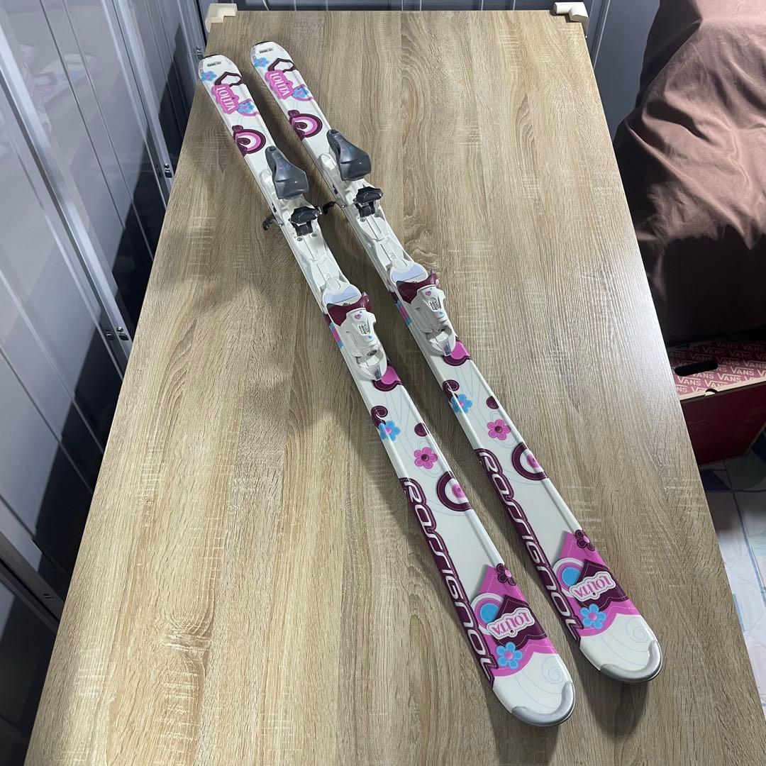 ロシニョール ROSSIGNOL150cm 24/24.5cm ストック110cmスキーセット
