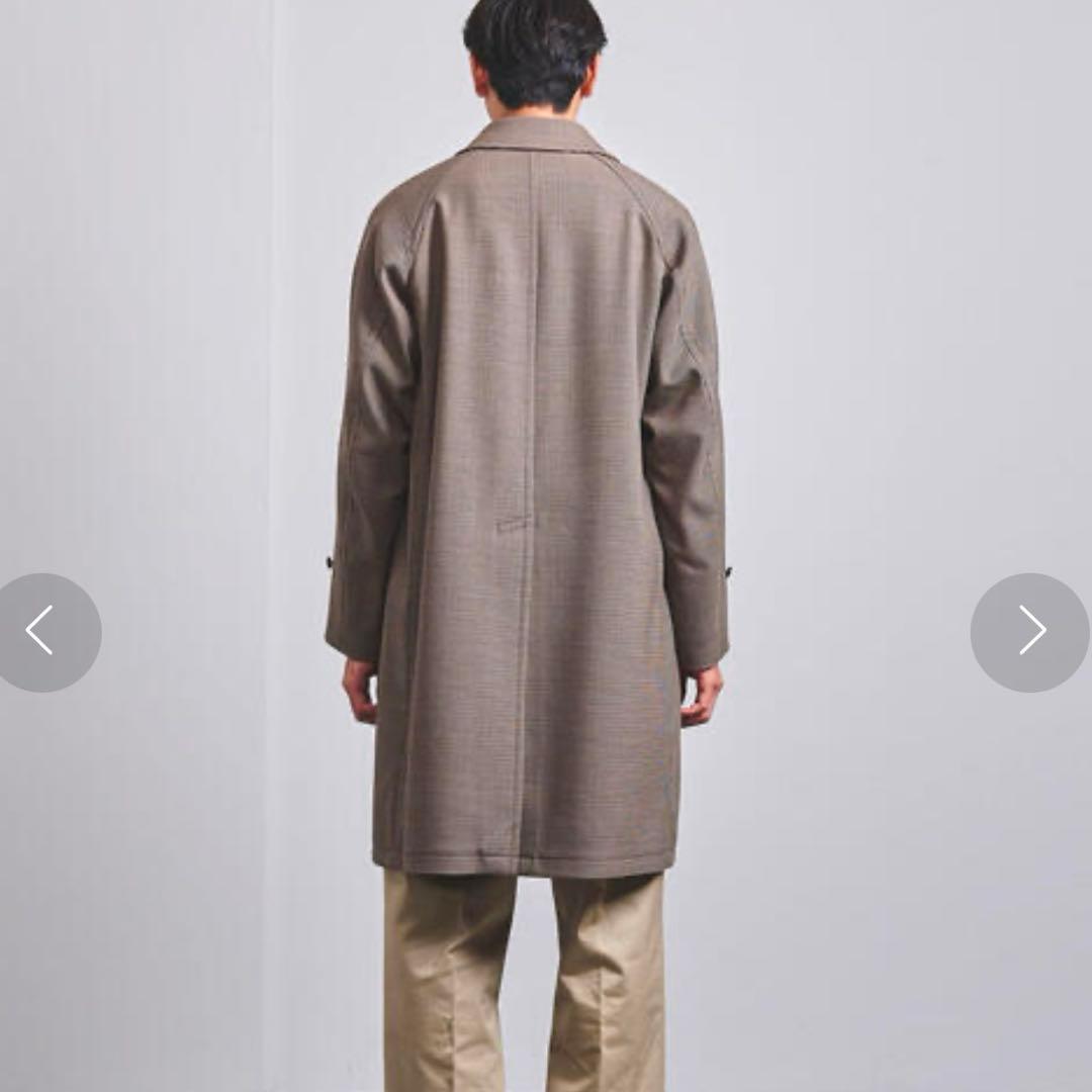 美品】UNITED ARROWS ガンクラブチェック バルマカーンコート - メルカリ