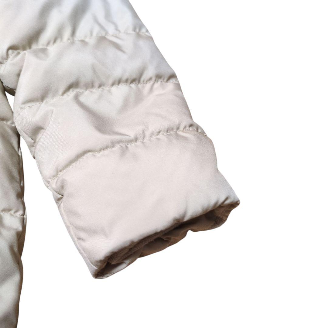 ケイト・スペード　ベージュ フリル付きダウンコート 90cm