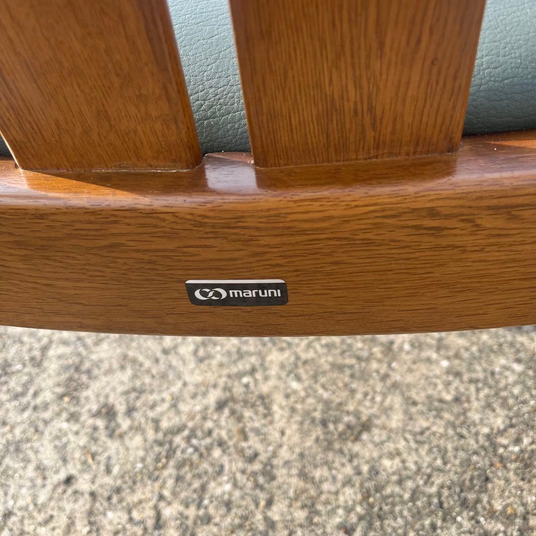 ①美品・2脚セット☆マルニ木工／地中海シリーズ／ダイニングチェア