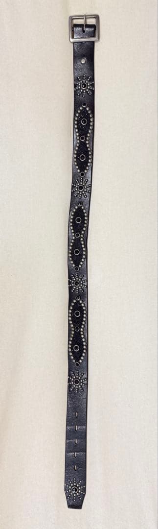 ⭐️HTC⭐️ピーナッツオーバーレイベルト⭐️スティングレイ⭐️ブラックレザー茶芯⭐️32