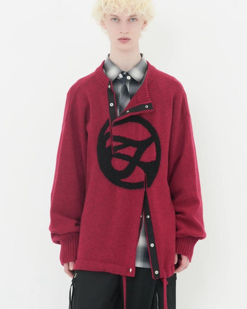 tamme 25aw DOUBLE FRONT KNIT PO PINK - メルカリ