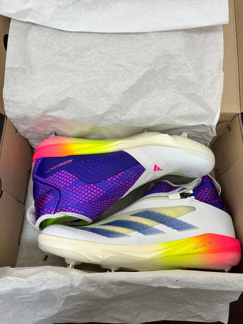 【新品】27.5cm アディゼロ　インパクト　野球　スパイク　adizero