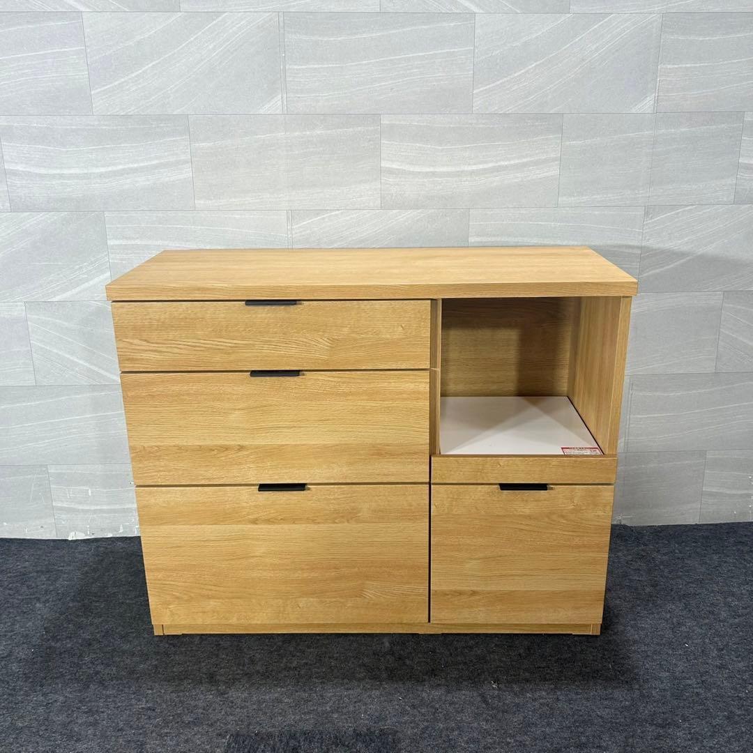 ニトリ キッチンカウンター エトナ105CT 食器棚 幅105cm d4286