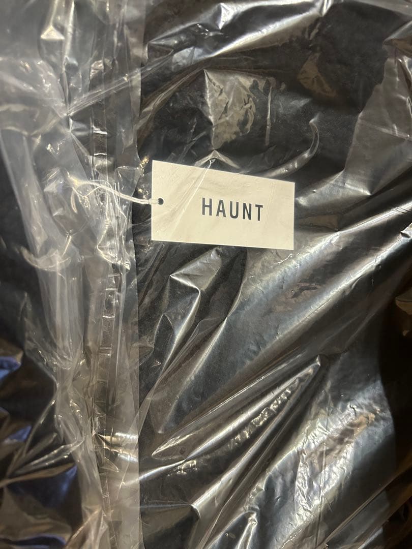 新品】HAUNT　SHORT BOA STOLE　ショー卜ボアストール　ネイビー