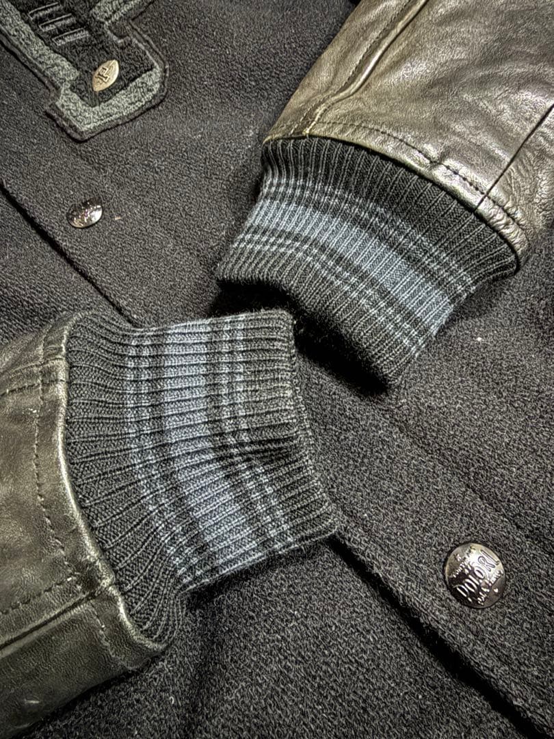 ポロラルフローレン　スタジャン　オールブラック　M