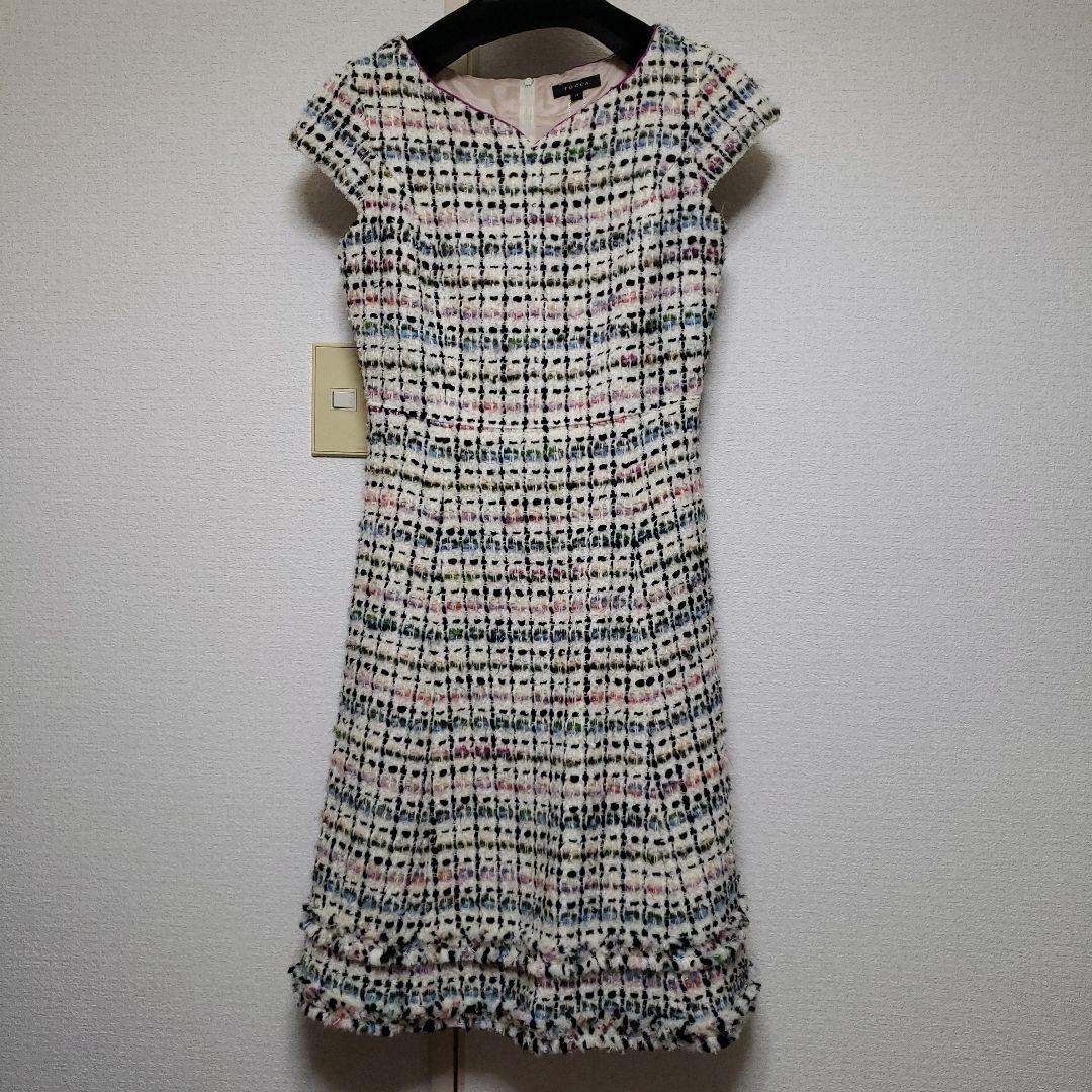 TOCCA　ワンピース　ツイード　ウール