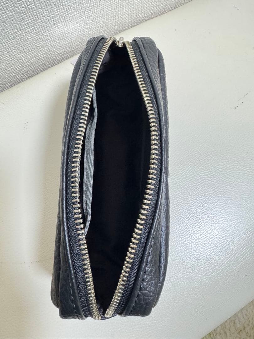 新品未使用★ビビアンウエストウッド★ハミルトン/オーブ柄★レザー化粧ポーチ黒