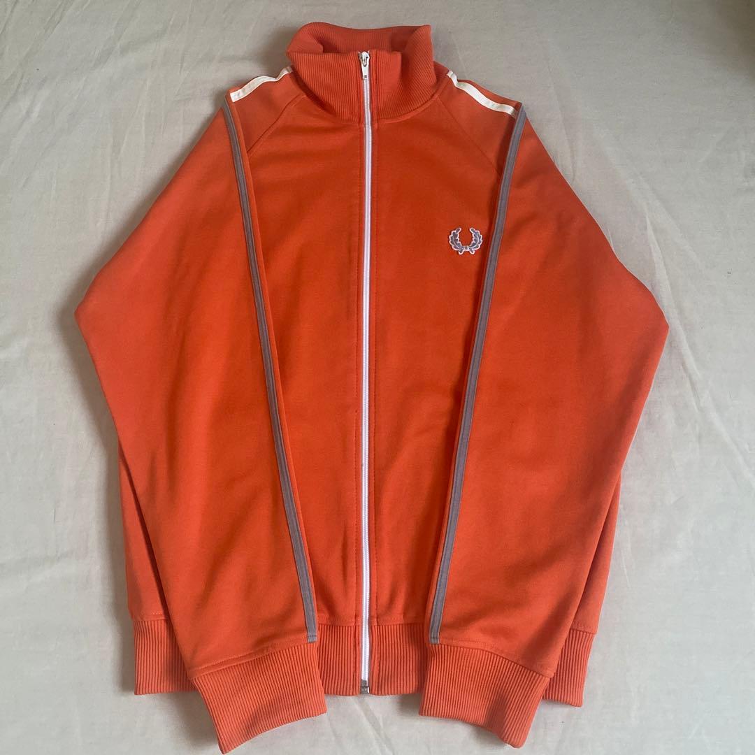 フレッドペリーFREDPERRY☆トラックジャケットジャージ☆オレンジ希少