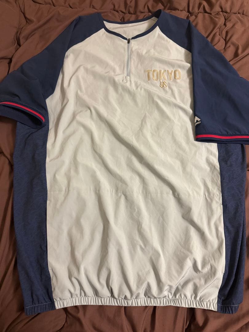 東京ヤクルトスワローズ 支給品 実使用 ウェア 練習着 半袖 野球 選手