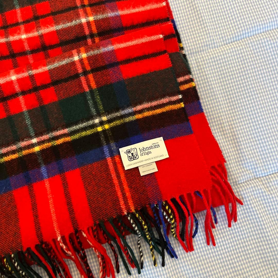 ジョンストンズ　ストール　大判　 Stewart