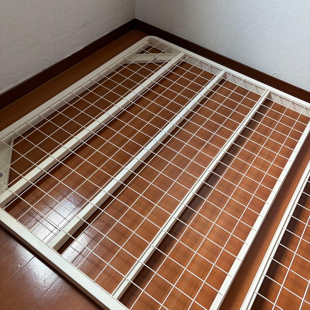 無印良品スチールベッドフレーム　セミダブル