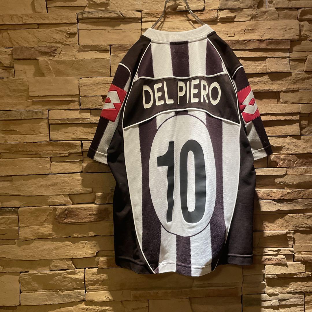 希少】lottoロット×ユベントス/#10デルピエロ/02-03/ユニフォーム lotto