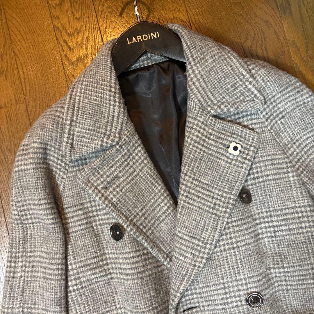 ⭐️美品24-25AW LARDINIラルディーニカシミヤ混ダブルチェスター