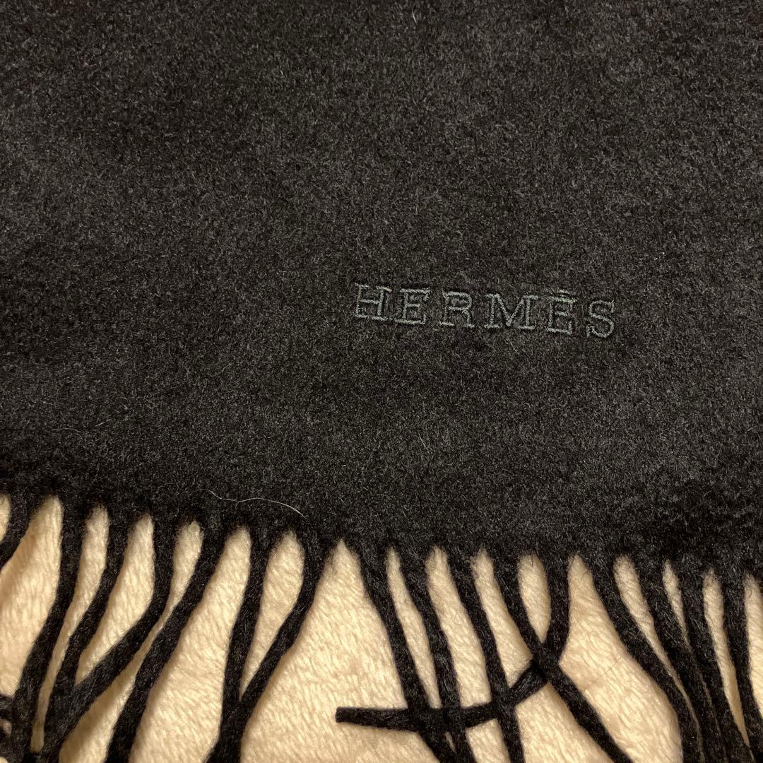 ☆エルメス HERMES ブランケット カシミヤ100%