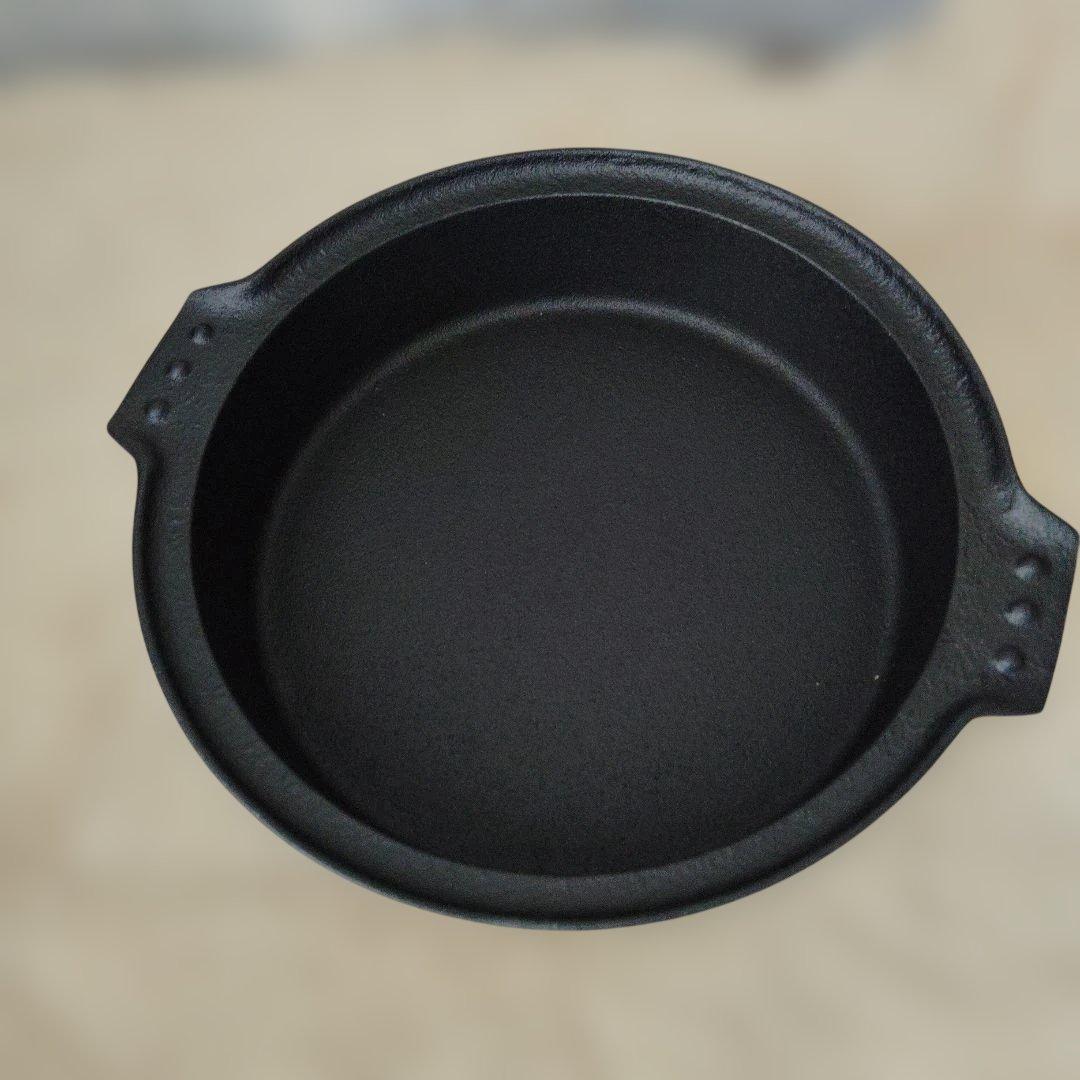 OIGEN 両手鍋 黒 取扱説明書付き - メルカリ