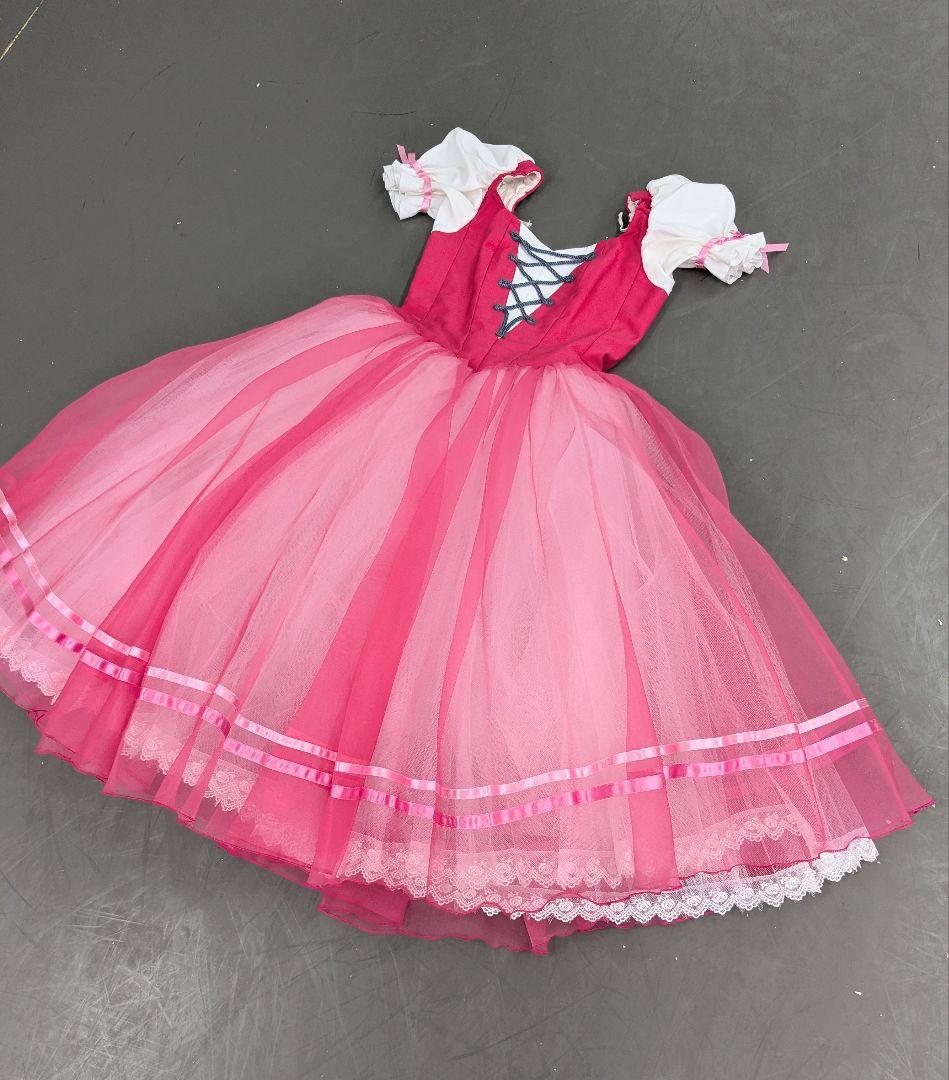 バレエ衣裳/ジュニア 濃ピンク 6着セット