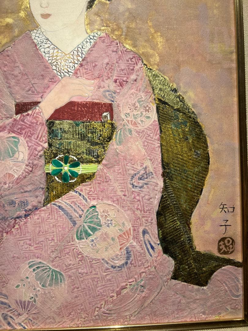 専用他の方発送×浮世絵 松田知子【舞妓】日本画 共シール - メルカリ