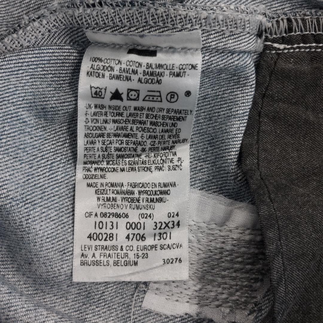 リーバイス エンジニアード ジーンズ W32 00s 青 古着 立体 17824