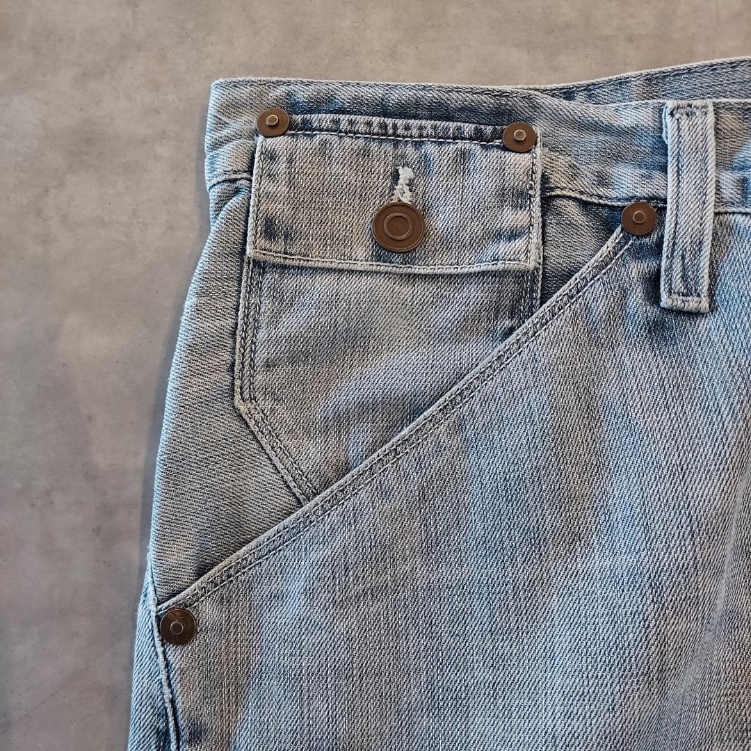 リーバイス エンジニアード ジーンズ W32 00s 青 古着 立体 17824