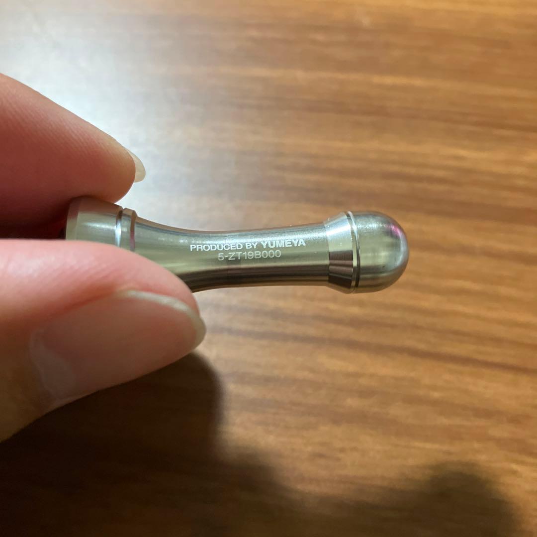 極美品　軽量　夢屋　アルミ　シングルハンドル　35mm スリムノブ　スタンド