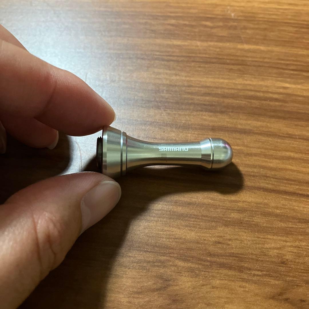 極美品　軽量　夢屋　アルミ　シングルハンドル　35mm スリムノブ　スタンド