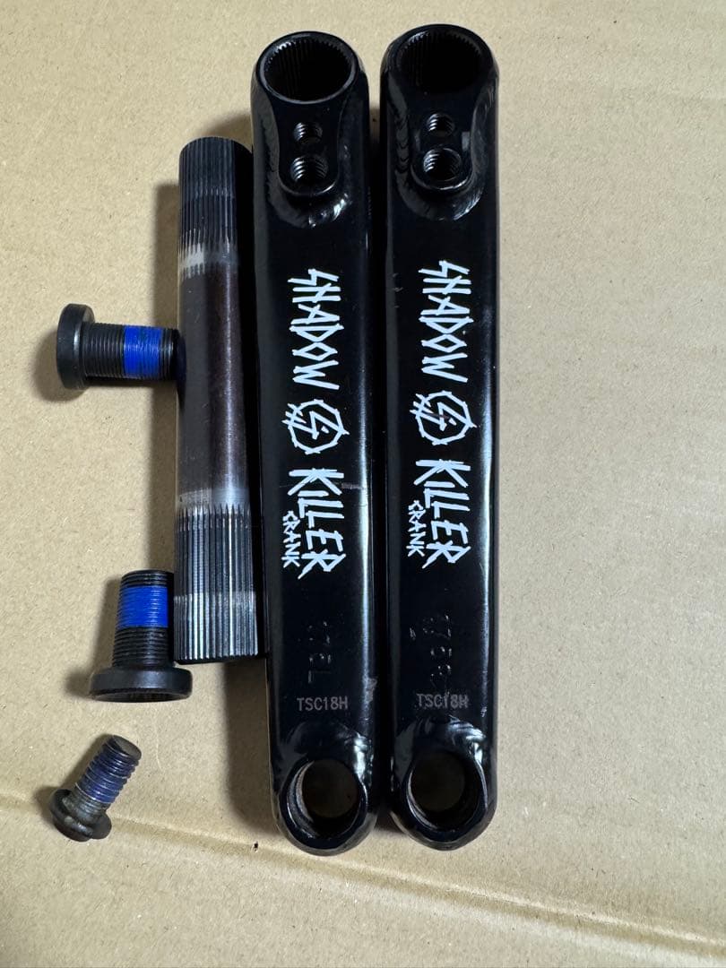 BMX クランクSHADOW KILLER CRANK ブラック