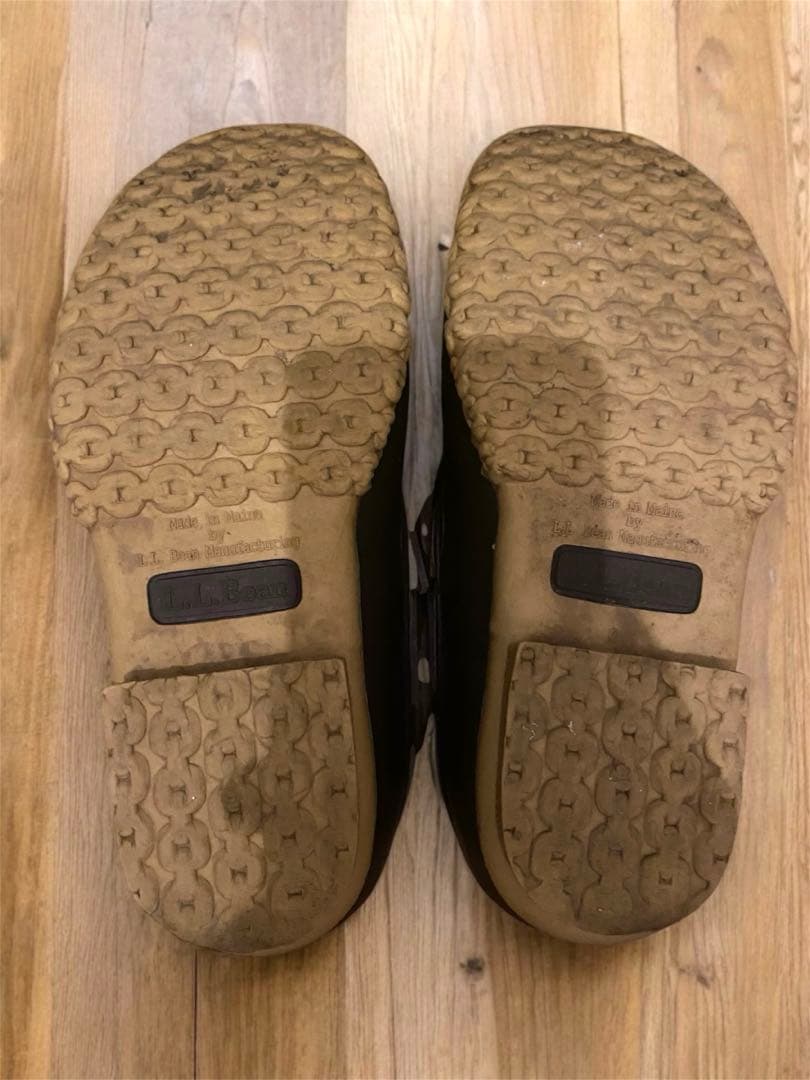 米国製 L.L.BEAN LLビーン ビーンブーツ ラバーモカシン US8 美品