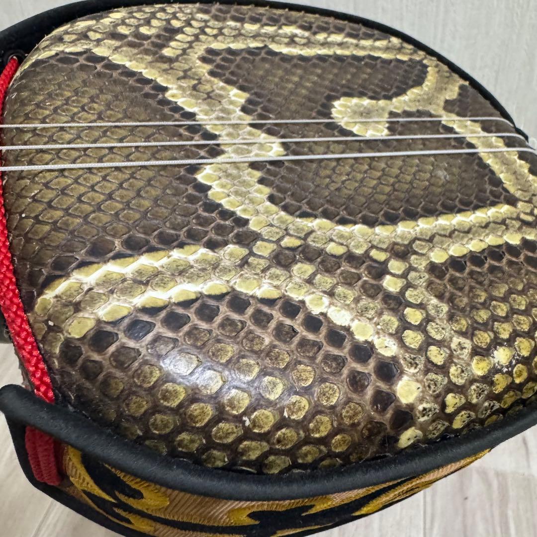 沖縄三線 蛇皮 3弦