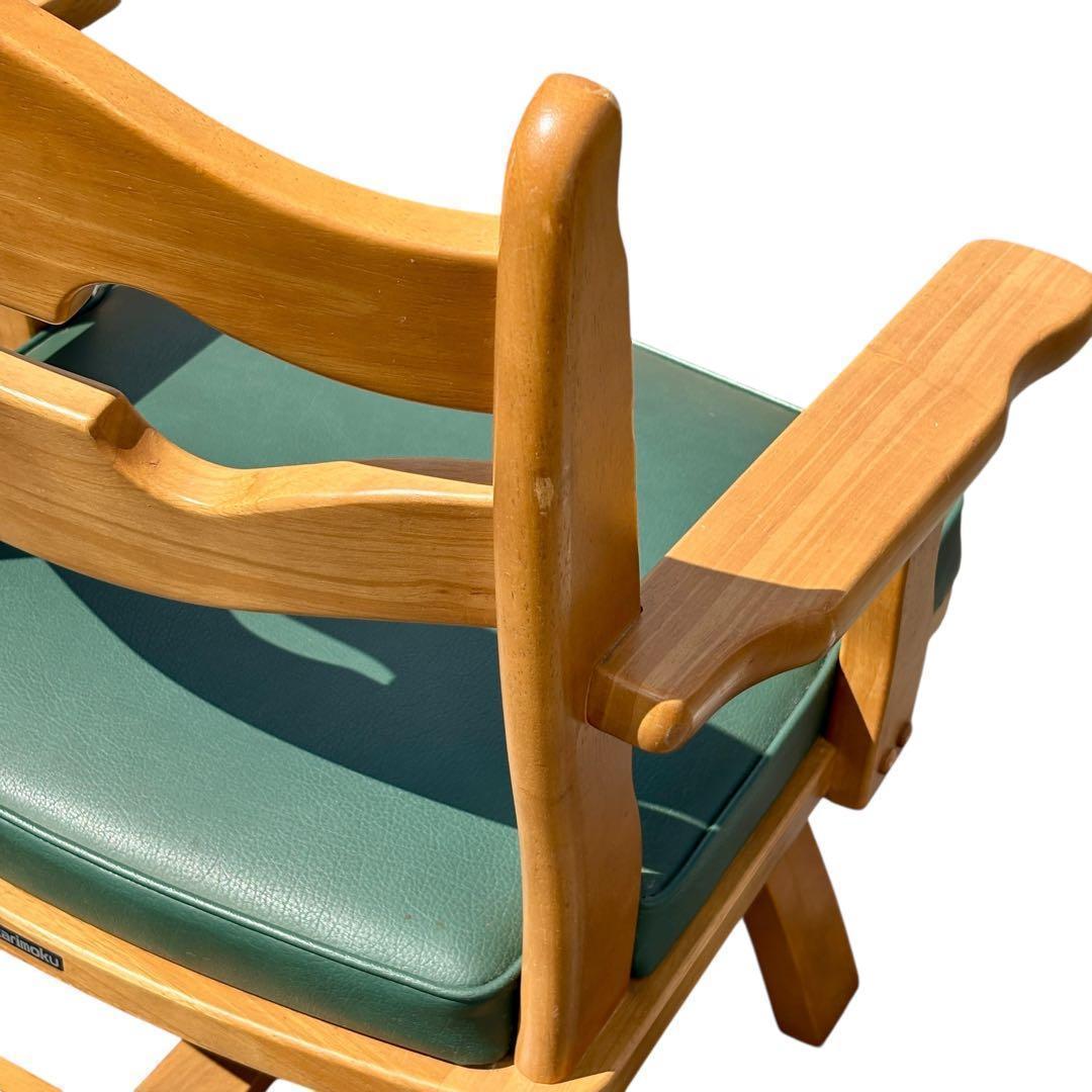 Karimoku カリモク ダイニングチェア RUSTIC 回転椅子 肘掛け付き