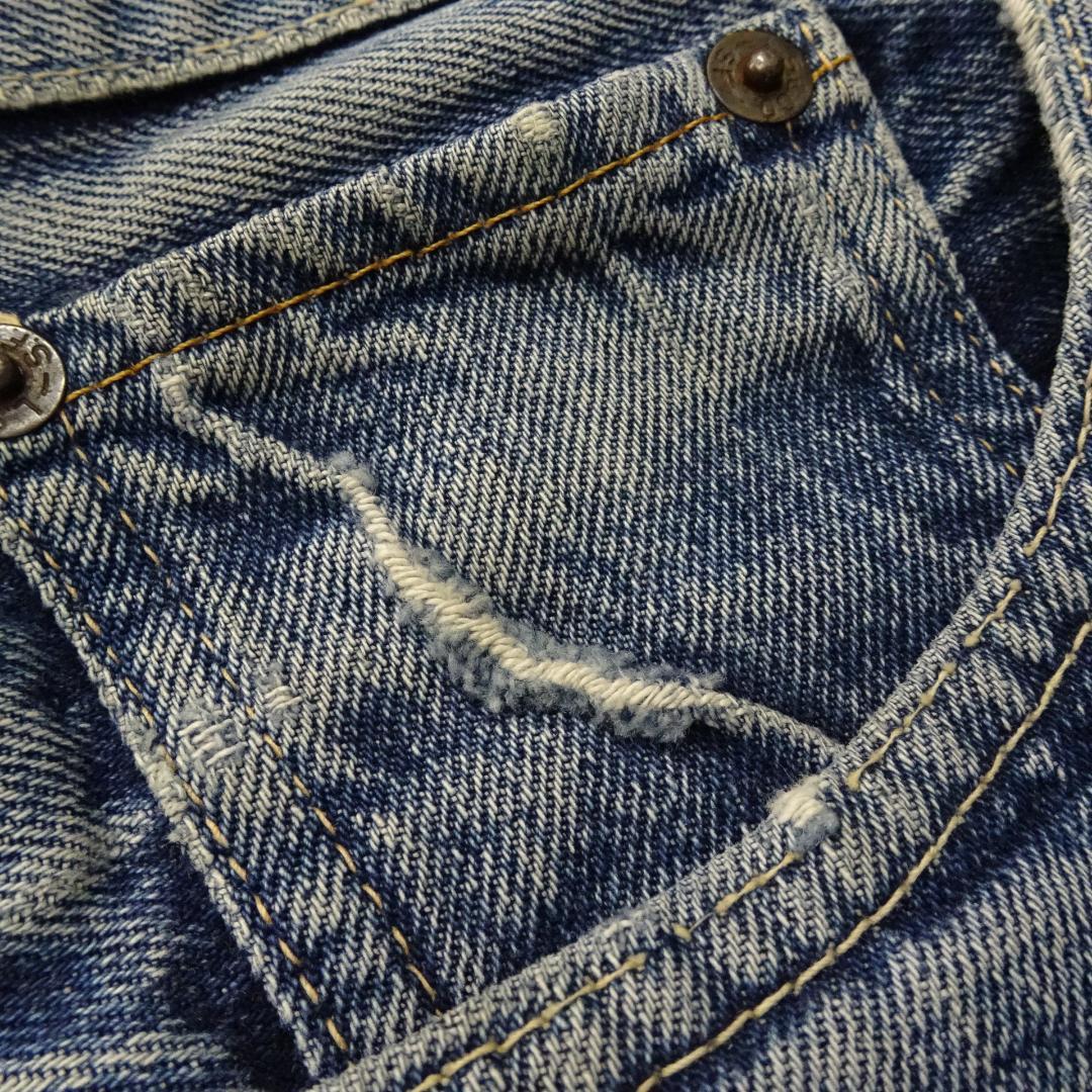 70s USA製 Levi's 501 刻印2 デニムスカート リメイク 2色糸 - メルカリ