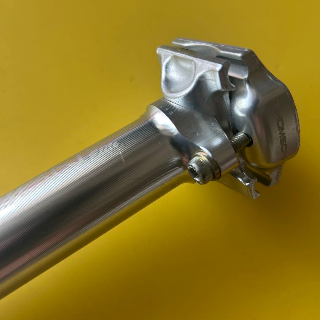 THOMSON Elite シートポストシルバー　27.2x330mm