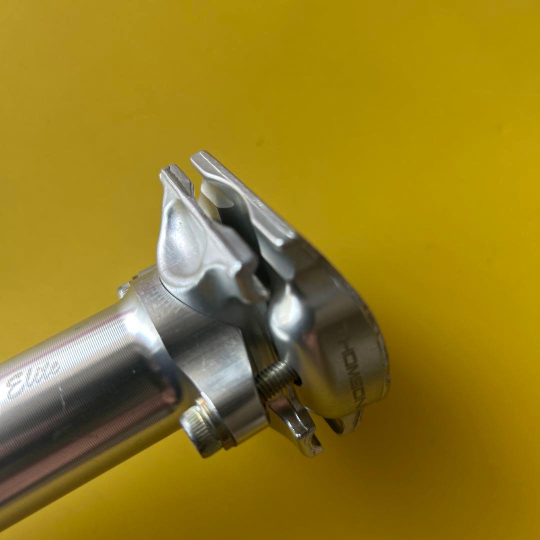 THOMSON Elite シートポストシルバー　27.2x330mm