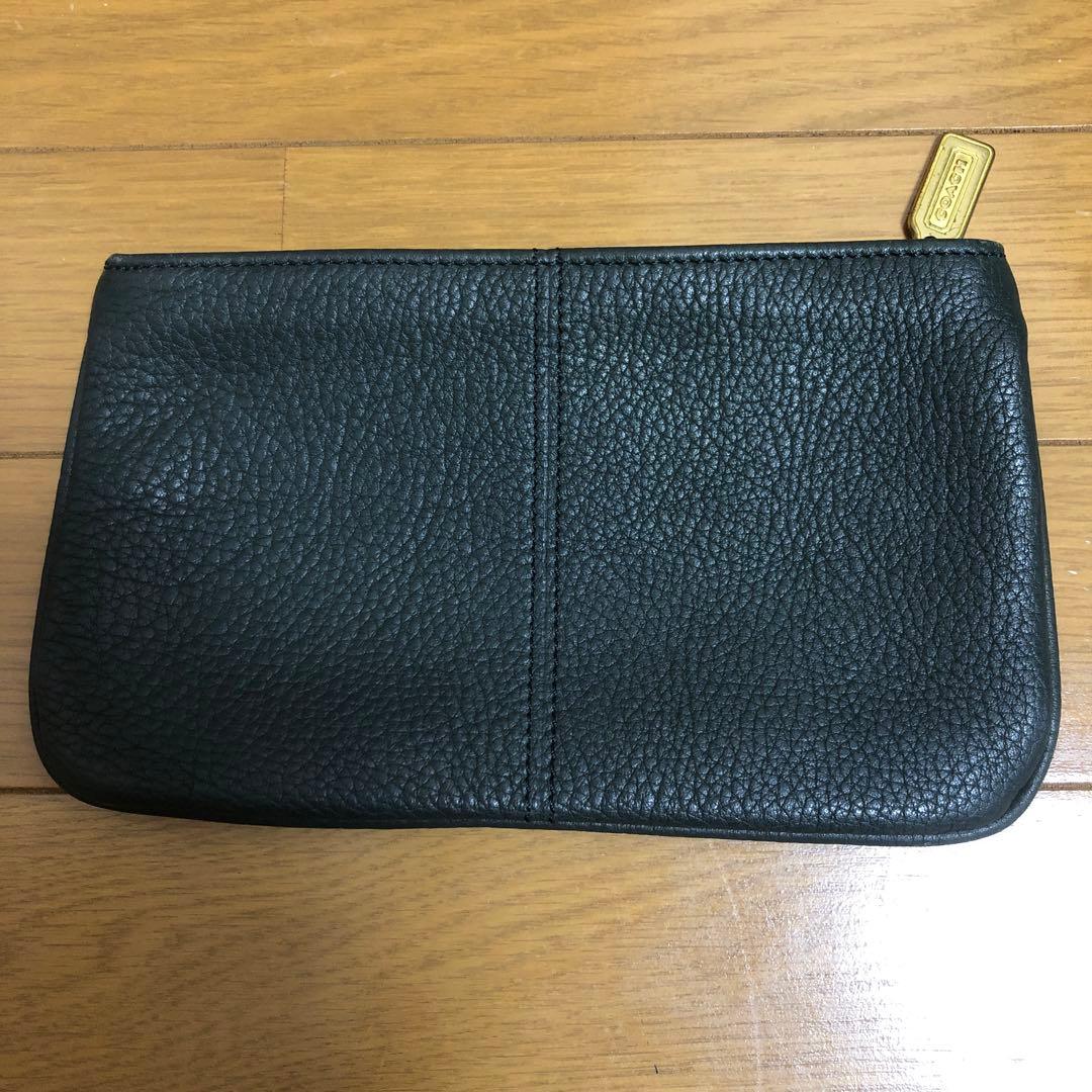 オールドコーチ ポーチ　coach ヴィンテージ　牛革