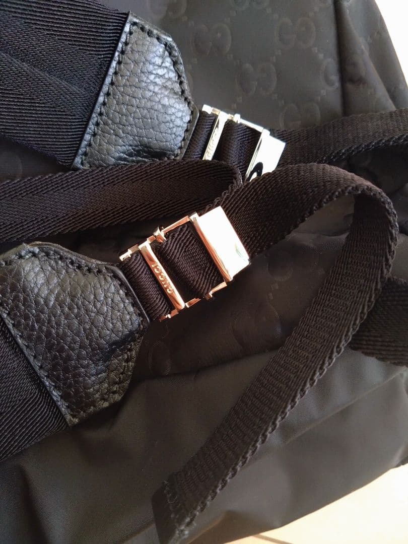 新品未使用⭐️GUCCI ブラック GGパターン リュック バックパック