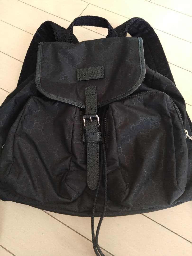 新品未使用⭐️GUCCI ブラック GGパターン リュック バックパック