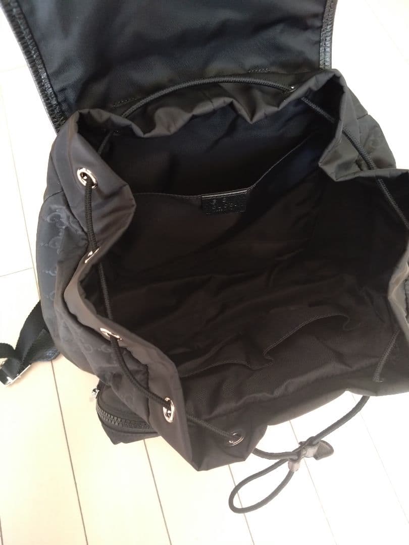 新品未使用⭐️GUCCI ブラック GGパターン リュック バックパック