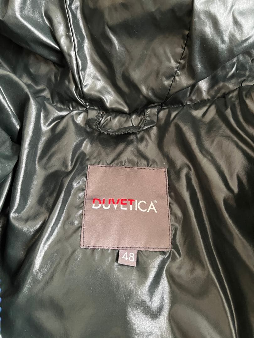 DUVETICAフード付きダウンジャケット ベージュ48 モンクレール PHD