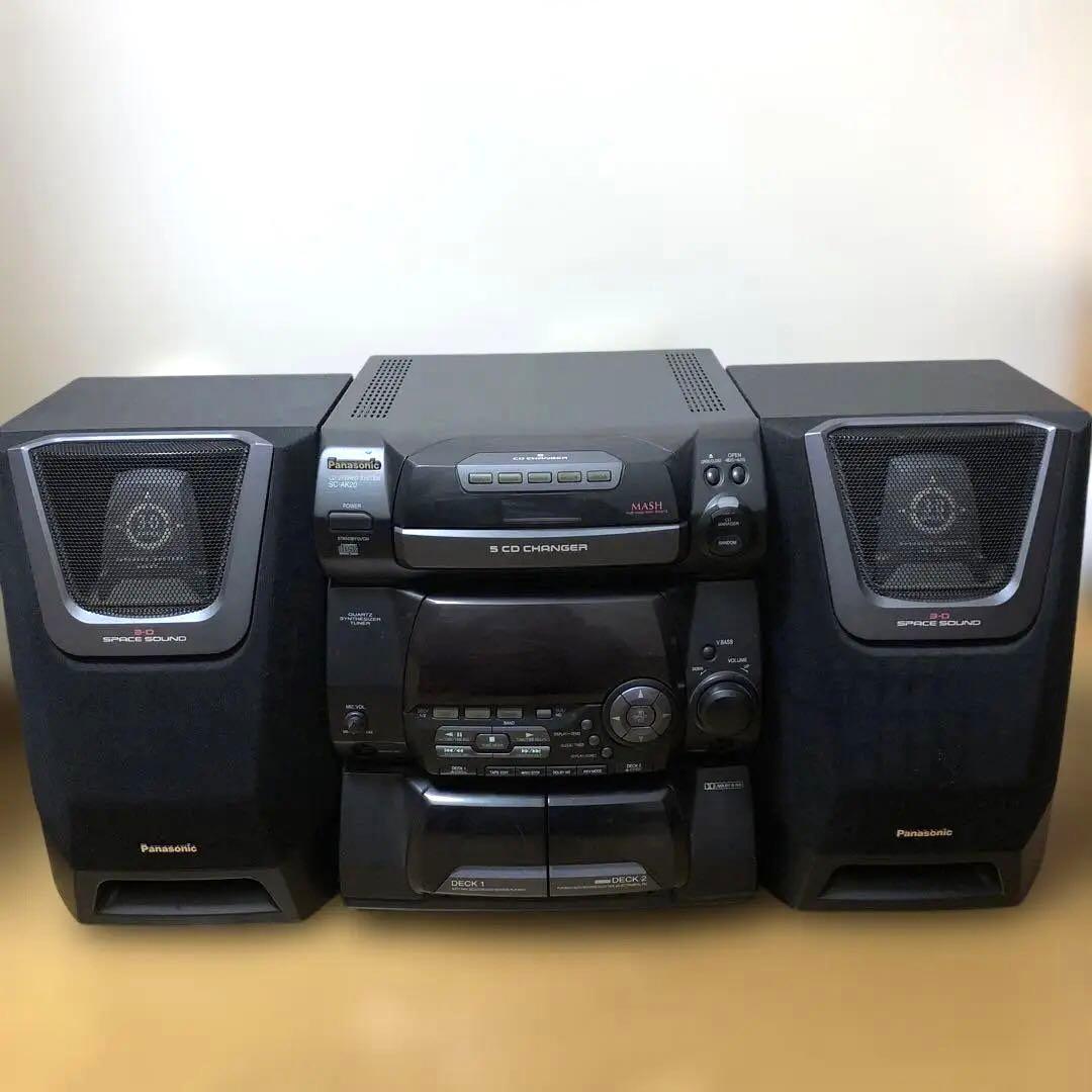 Panasonic マッシュ SC-AK20 5チェンジャー　CDコンポ