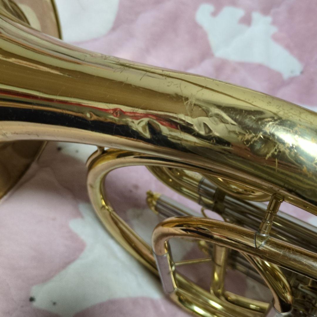 最*☆様 YAMAHA　YHR321フレンチホルン本体 4バルブ ゴールド本体の