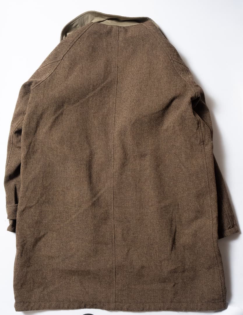 ビームスプラス リバーシブルステンカラーウールコート サイズL 小松