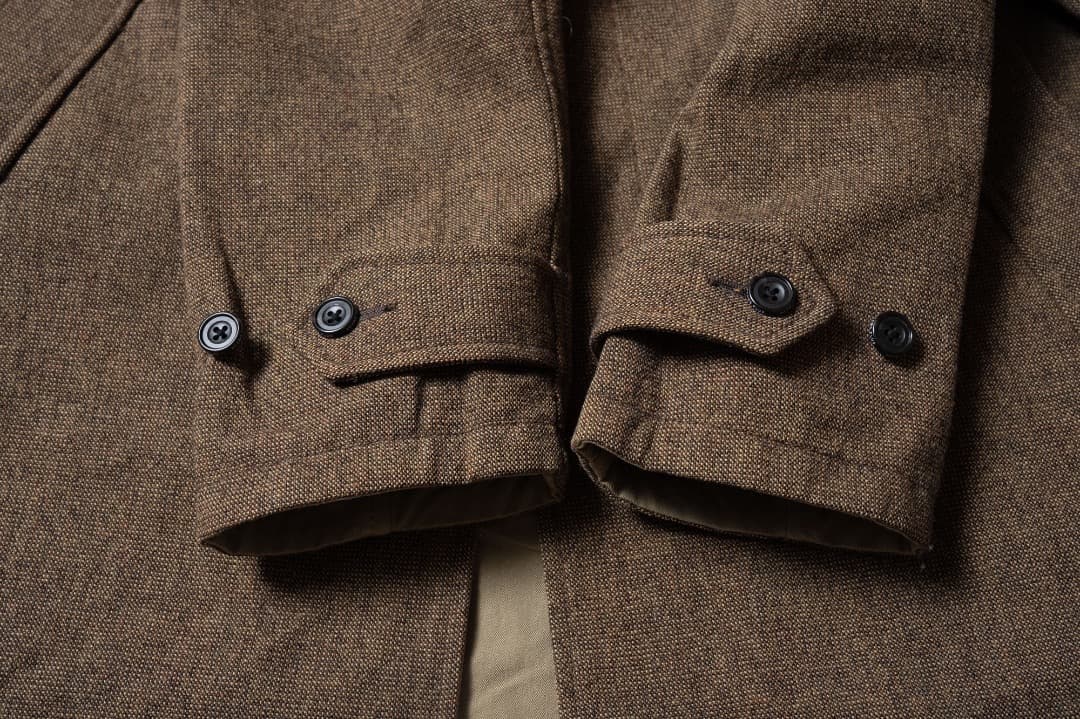 ビームスプラス リバーシブルステンカラーウールコート サイズL 小松